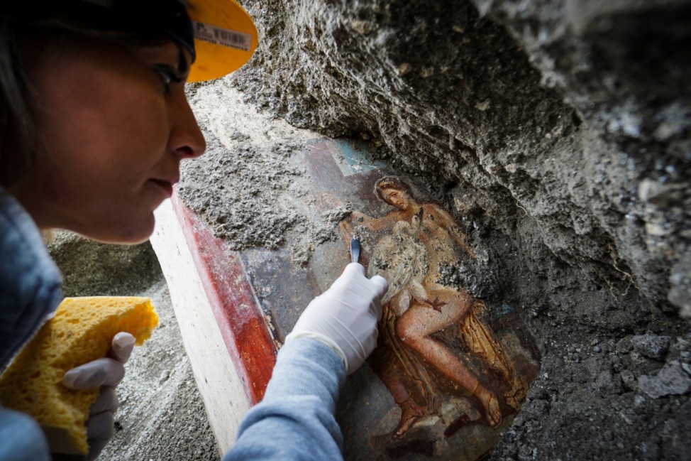Fresko in Pompeji entdeckt