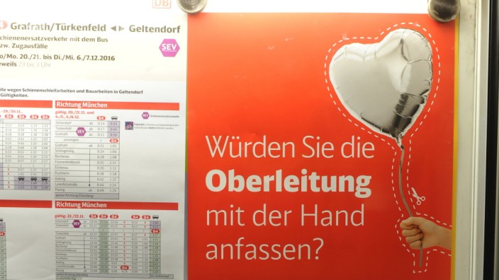 S-Bahn: Die Hausordnung der Bahn verbietet metallbeschichtete Ballons.