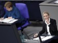 Merkel Weidel Bundestag