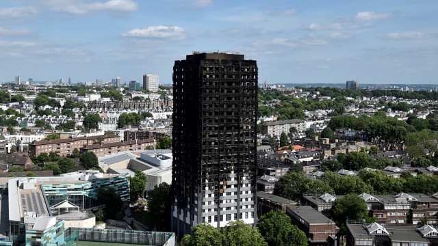 FILE PHOTO: Extensive damage is seen to the Grenfell Tower block which was destroyed in a disastrous fire, in north Kensington, West London