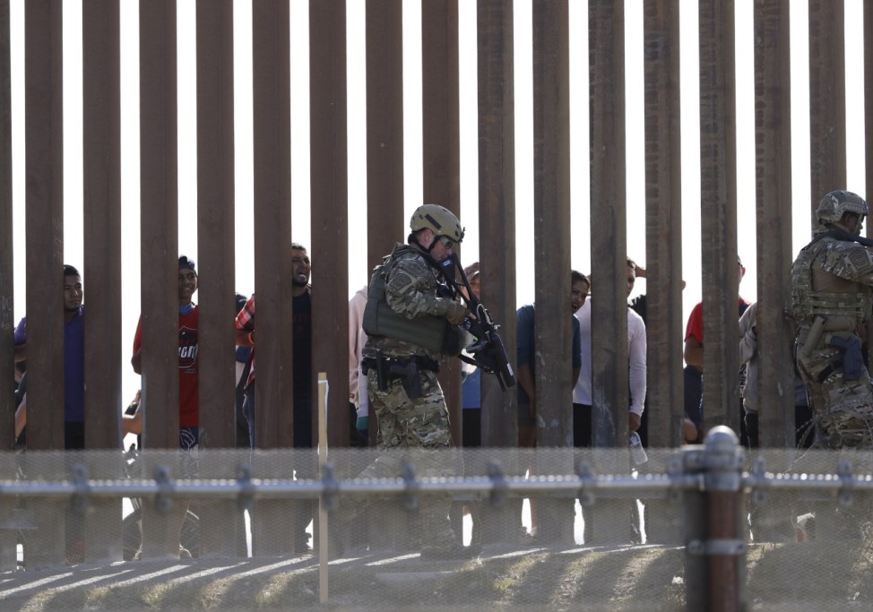 Migranten an der Grenze zu den USA