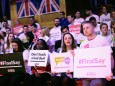 Pro-remain Groups Hold Joint Rally Rejecting The Prime Minister's Brexit Deal