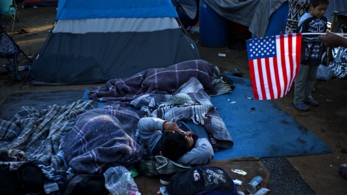Migranten an der Grenze zu den USA