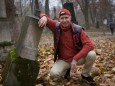 Eric Brown, Tänzer, ursprünglich Ami und 69 Jahre alt, der macht bei der Neuauflage der Bayerischen Rauhnacht erneut mit. Fotografiert am alten Nordfriedhof.