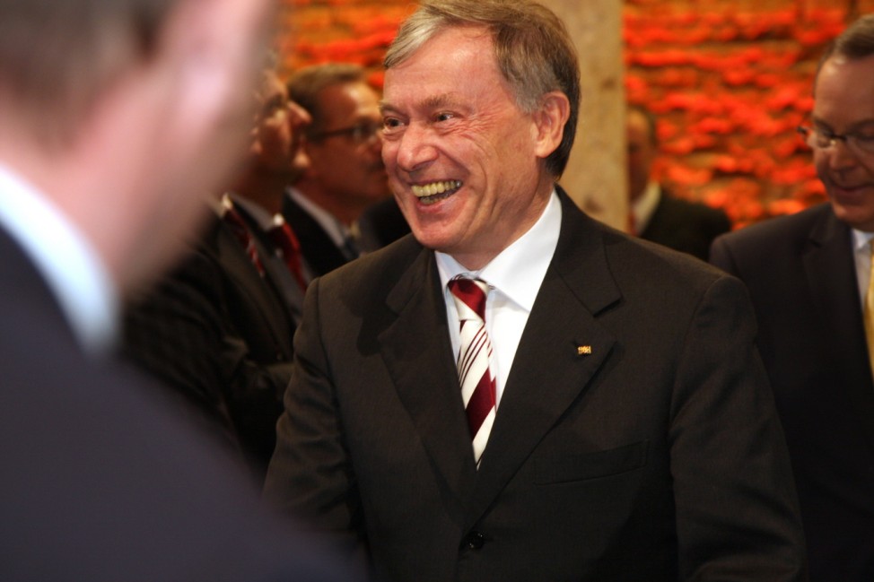 Horst Köhler bei Verleihung des Gelben Engels, 2010