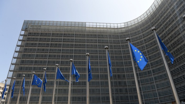 Finanzwirtschaft: Das Berlaymont-Gebäude, der Sitz der EU-Kommission in Brüssel.