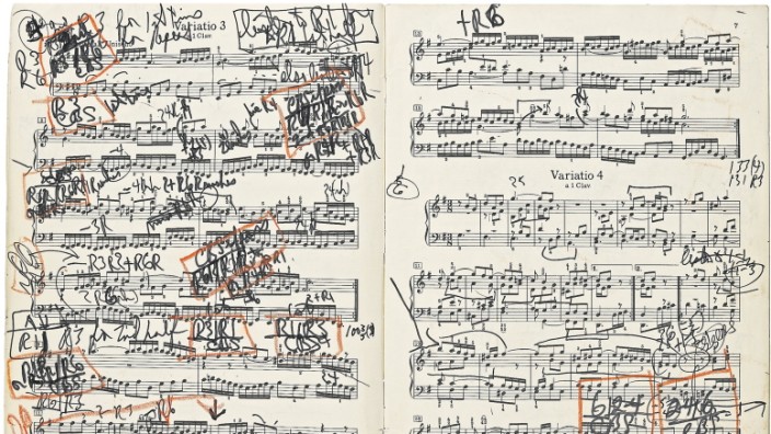 Klassische Musik: In den Anmerkungen zur dritten der Goldberg-Variationen von Johann Sebastian Bach zeigt sich der Perfektionsanspruch des Pianisten Glenn Gould.
