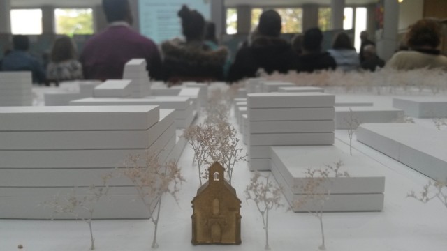 Neues Großprojekt Karlsfeld: Das Modell ist ambitioniert: Es sind mehrere Häuserblöcke in unterschiedlicher Höhe geplant.