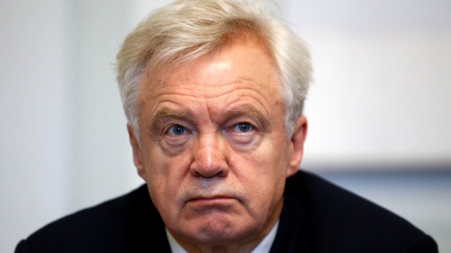 Conservative MP David Davis, former Secretary of State for Exiting the European Union, attends the launch of A Better Deal in London