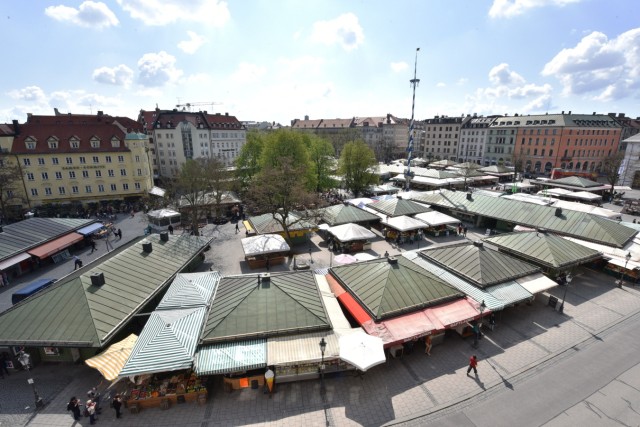 Viktualienmarkt in München, 2018