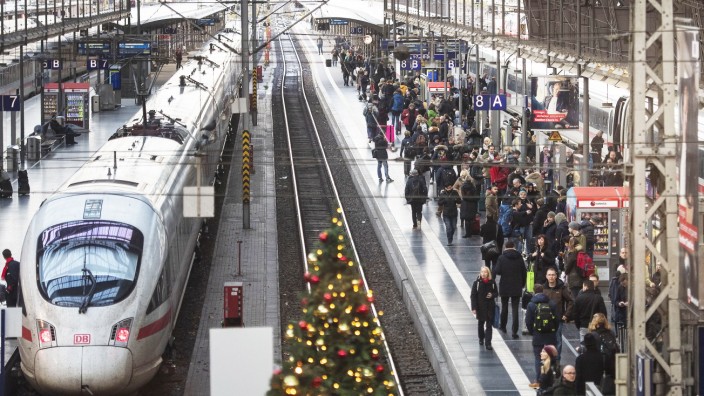 Deutsche Bahn Hit By EVG Union Strike