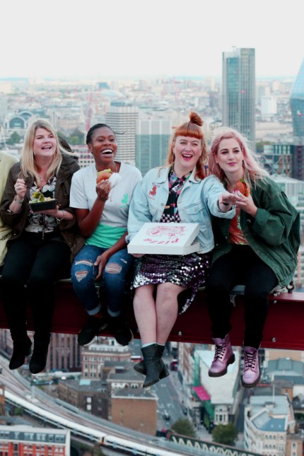 'Mittagessen auf einem Wolkenkratzer' in London