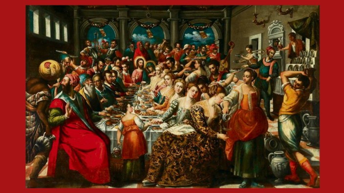 Genießen an Weihnachten: Als Jesus Wasser in Wein verwandelte und das Fest am Laufen hielt - hier: Michele Damaskinos aus dem 16. Jahrhundert.