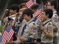 File photo shows Boy Scouts of America troop members attending a Memorial Day weekend commemorative event in Los Angeles