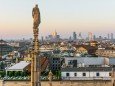 Italy. Lombardy. Milan. Skyline Viewed from Duomo Roof