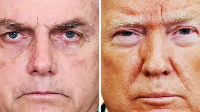 Brasilien: Donald Trump und Jair Bolsonaro gleichen sich in Ton und Stil.