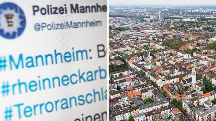 Urteil gegen Fake-News-Blogger: Bis die Polizei auf Twitter Entwarnung gab, waren Tausende Mannheimer Bürger im Ungewissen, ob in ihrer Stadt ein Terrorkommando umherzog.