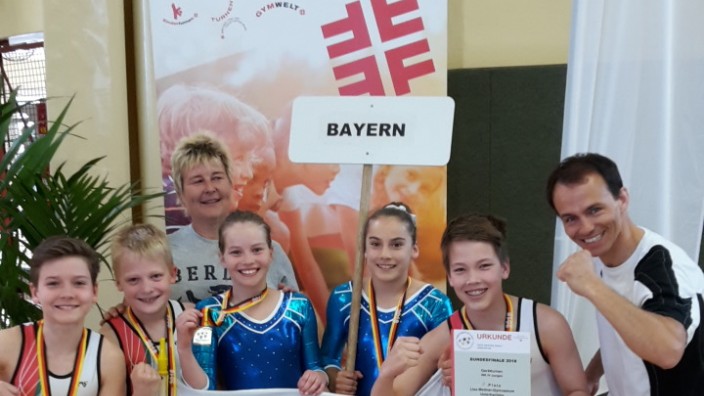 Jugend trainiert für Olympia Gerätturnen Bundesfinale Berlin, LMGU Unterhaching