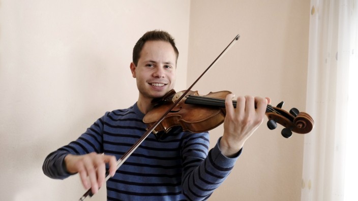 Förderpreis für junge Talente: Marc Kaufmann, der sich schon als Geretsrieder Musikschüler einen Namen gemacht hat, studiert jetzt Violine.