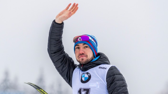 Biathlon in Oberhof: Sieger in Oberhof: Der Russe Alexander Loginow.