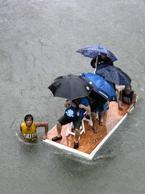 Manila, Hochwasser, AP