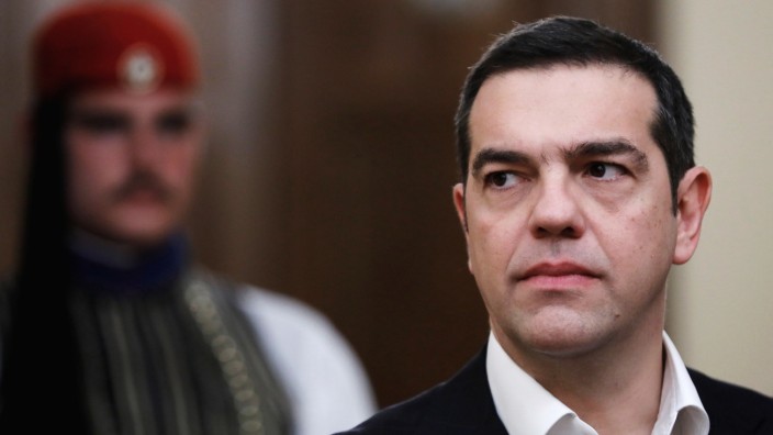 Swearing-in ceremony of newly appointed Greek Defence Minister Evangelos Apostolakis, in Athens