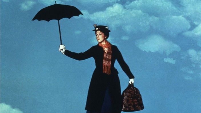 Australien: Marry Poppins - hier verkörpert von Julie Andrews - kommt direkt vom Himmel geschwebt. Aber wo ist sie gestartet?