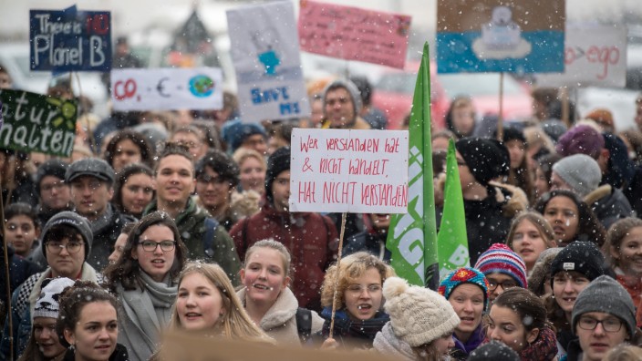 Schüler schwänzen für den Klimaschutz