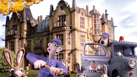 Im Kino: "Wallace & Gromit": Wir hoffen, dass es irgendwo eine bessere Zweitwelt gibt, in der das Wasser aus Plastikfolie ist, alle Geschichten ein gutes Ende nehmen und Wallace & Gromit jedes Problem lösen´werden.