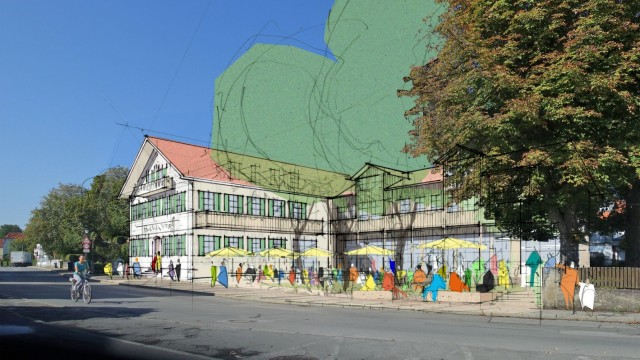 Im Tutzinger Ortskern: So sieht das vom Stadtplaner Florian Burgstaller erarbeite Nutzungskonzept für den "Andechser Hof" aus.