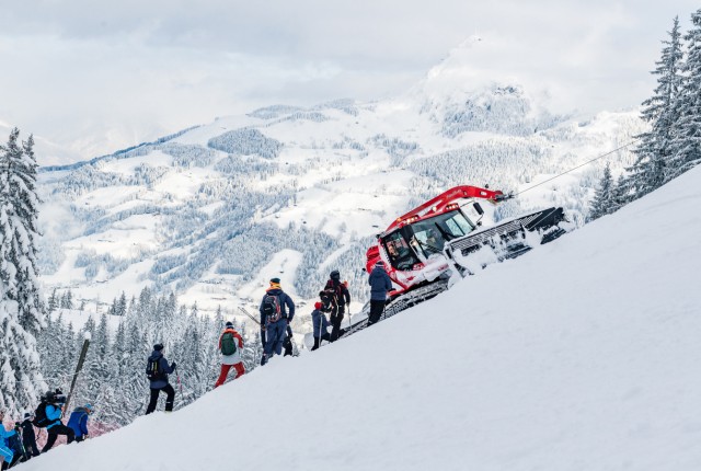 Vor dem Ski alpin Weltcup in Kitzbühel