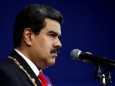FILE PHOTO: Venezuelan President Nicolas Maduro attends a ceremony, after his swearing-in for a second presidential term, at Fuerte Tiuna military base in Caracas