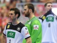 Handball-WM 2019 - Deutsche Spieler nach dem Spiel um Platz 3 gegen Frankreich