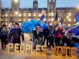 Brexit-Gegner vor dem Parlament in London
