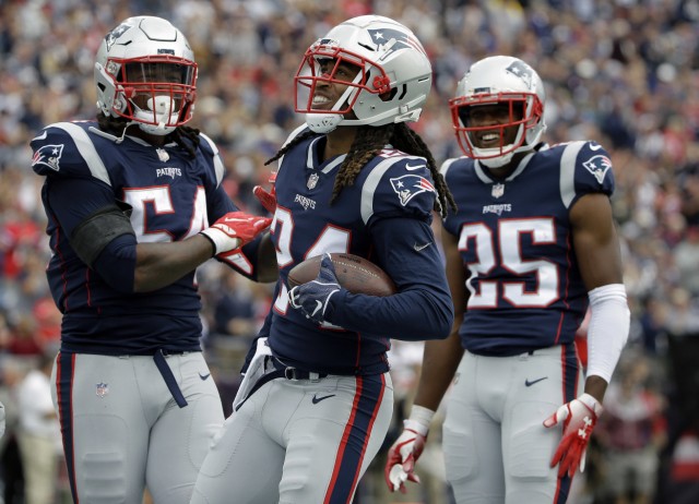 Stephon Gilmore, Dont'a Hightower, Eric Rowe