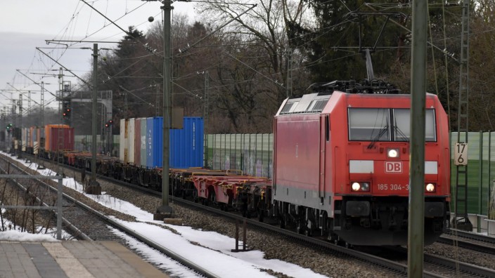 Bahnlärm: Der Güterverkehr auf der Trasse München-Rosenheim wird in den nächsten Jahren deutlich zunehmen.
