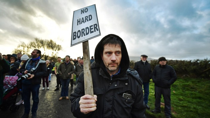 ***BESTPIX*** Brexit Protest At Irish Border