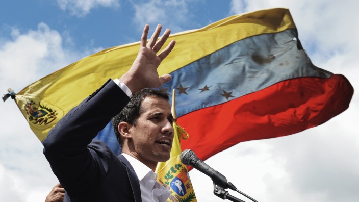 Juan Guaidó: "Was in Venezuela vor sich geht, ist beispiellos", sagt Juan Guaidó. Am 23. Januar erklärte er sich zum Interimspräsidenten.