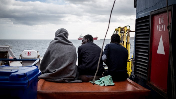 Flüchtlinge auf der Sea Watch 3