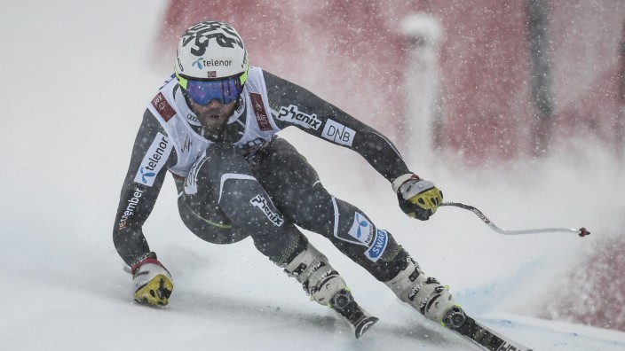 Ski-WM: Kjetil Jansrud bei der Abfahrt in Are.