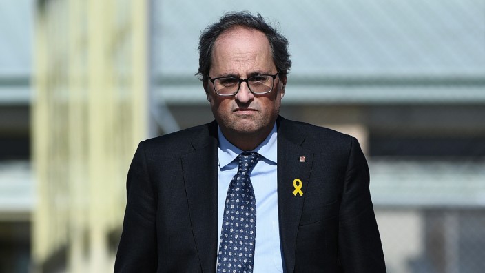 Regionalpräsident Torra: Kataloniens Premierminister Quim Torra will seine Weggefährten nicht länger im Gefängnis sehen.