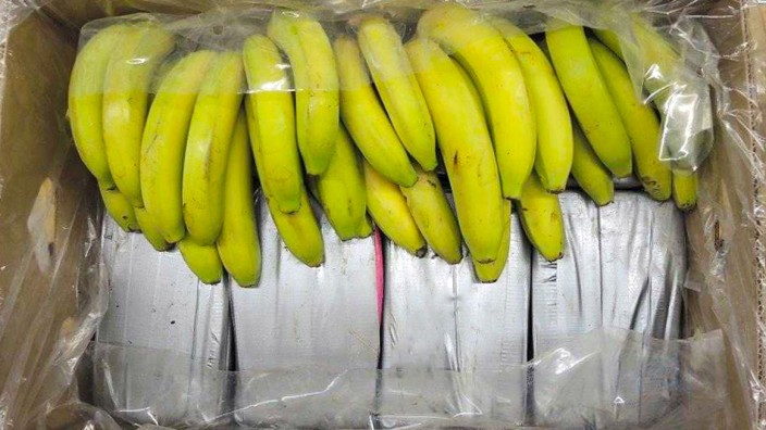 Kokain in Bananenkisten aus Ecuador