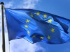 EU - Europa-Fahne weht vor dem Europäischen Parlament