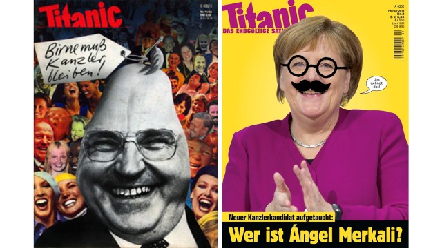 Satire: Die Titantic macht gern Witze auf Kosten der Mächtigen. Aber Cover mit Angela Merkel sind schwierig, sagt Hürtgen: "Selbst Satirefreunde verzeihen es uns nicht, wenn wir hart mit ihr sind."