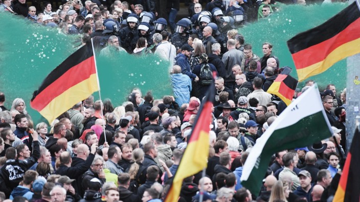 Demonstrationen in Chemnitz