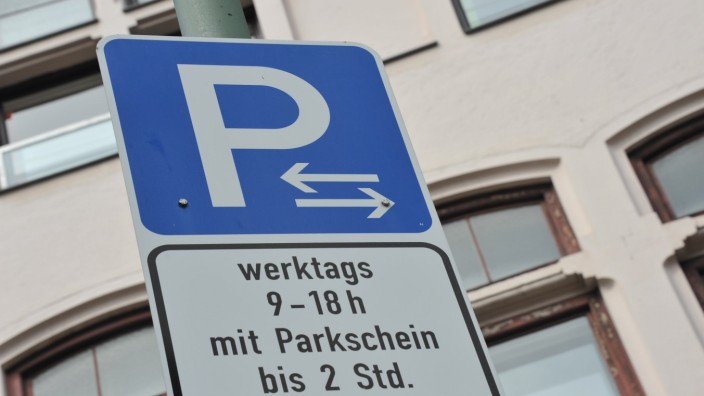 Parklizenzgebiet in München, 2013
