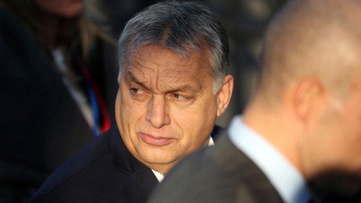 Ungarns Ministerpräsident Viktor Orban 2018 in Brüssel
