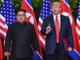 Donald Trump und Kim Jong-un 2018 in Singapur