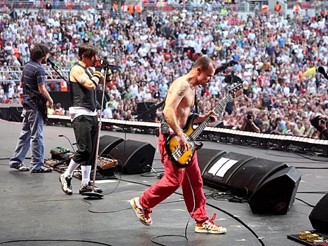 red hot chilli peppers live earth