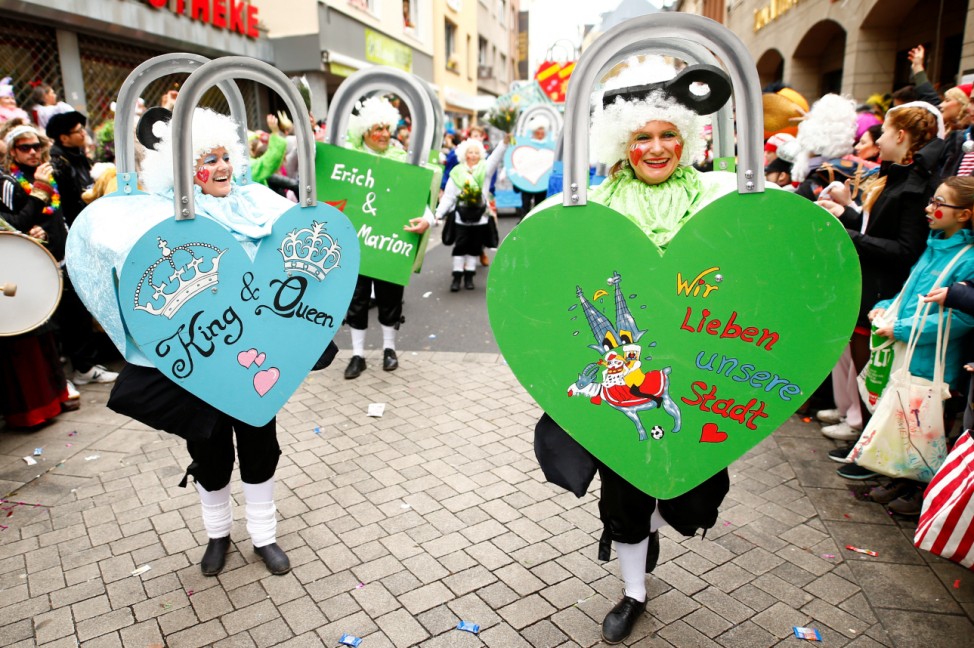 Carnival parade in Cologne